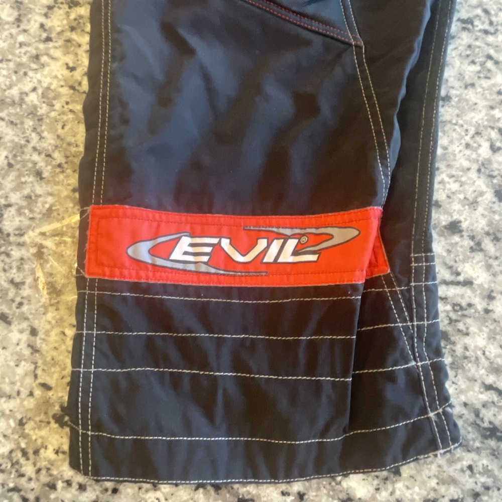 Evil Padded Paintball Pants Red Black Size S #587 - Picture 4 of 14